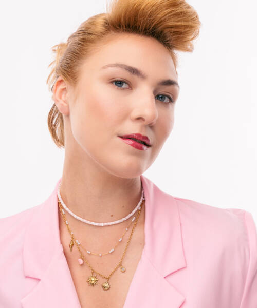 Κολιέ Pink Peony